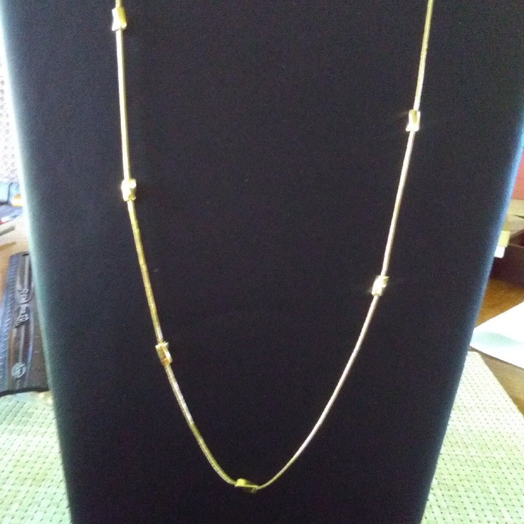 Vintage Napier 30 Inch Gold-Plated Necklace 10$